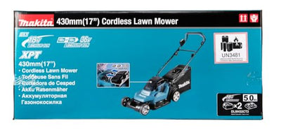 Makita DLM432Z Akku-Rasenmäher 2x18 V (ohne Akku, ohne Ladegerät)
