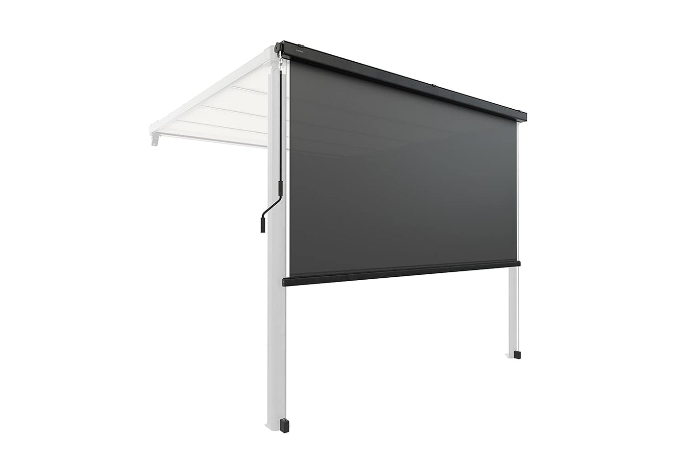empasa Sonnenschutzrollo Vorhang Zubehör für unsere elektrische Pergola, anthrazit, in verschiedenen Größen