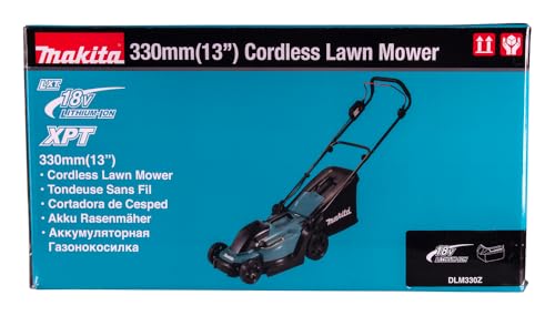 Makita DLM330Z Akku-Rasenmäher 18V (ohne Akku, ohne Ladegerät), Petrol