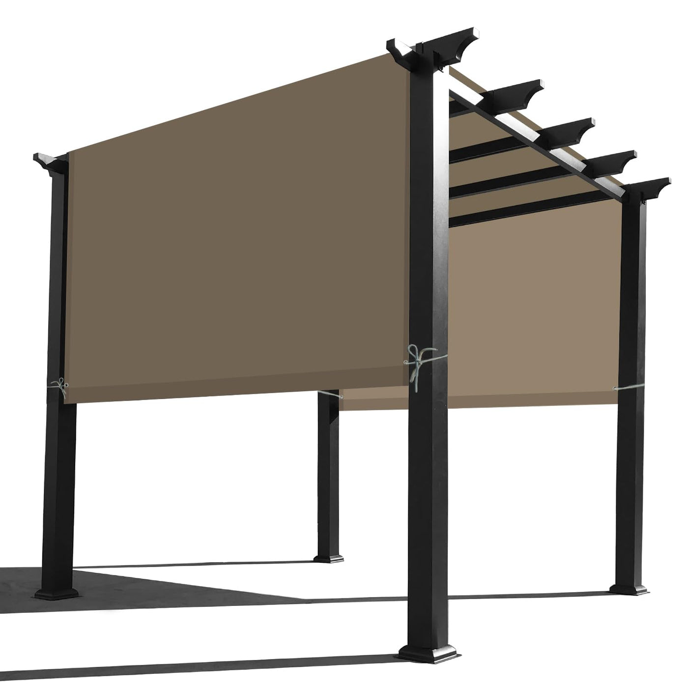Alion Home Wasserdichte Pergola-Abdeckung – Universal-Ersatzdach (3,5 m L x 3,4 m B, schlammiges Wasser)