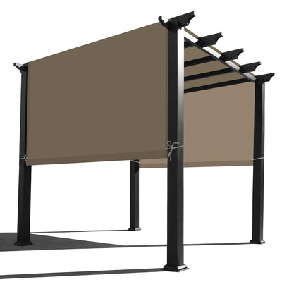 Alion Home Wasserdichte Pergola-Abdeckung – Universal-Ersatzdach (3,5 m L x 3,4 m B, schlammiges Wasser)