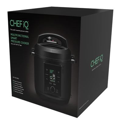 CHEF iQ Smart Pressure Cooker with WiFi and Built-in Scale - Easy-to-Use 10-in-1 Multicooker with 500+ Guided Recipes - Rice Cooker, Slow Cooker, Instant Meals for Foodies - 6 Quart - Family Size