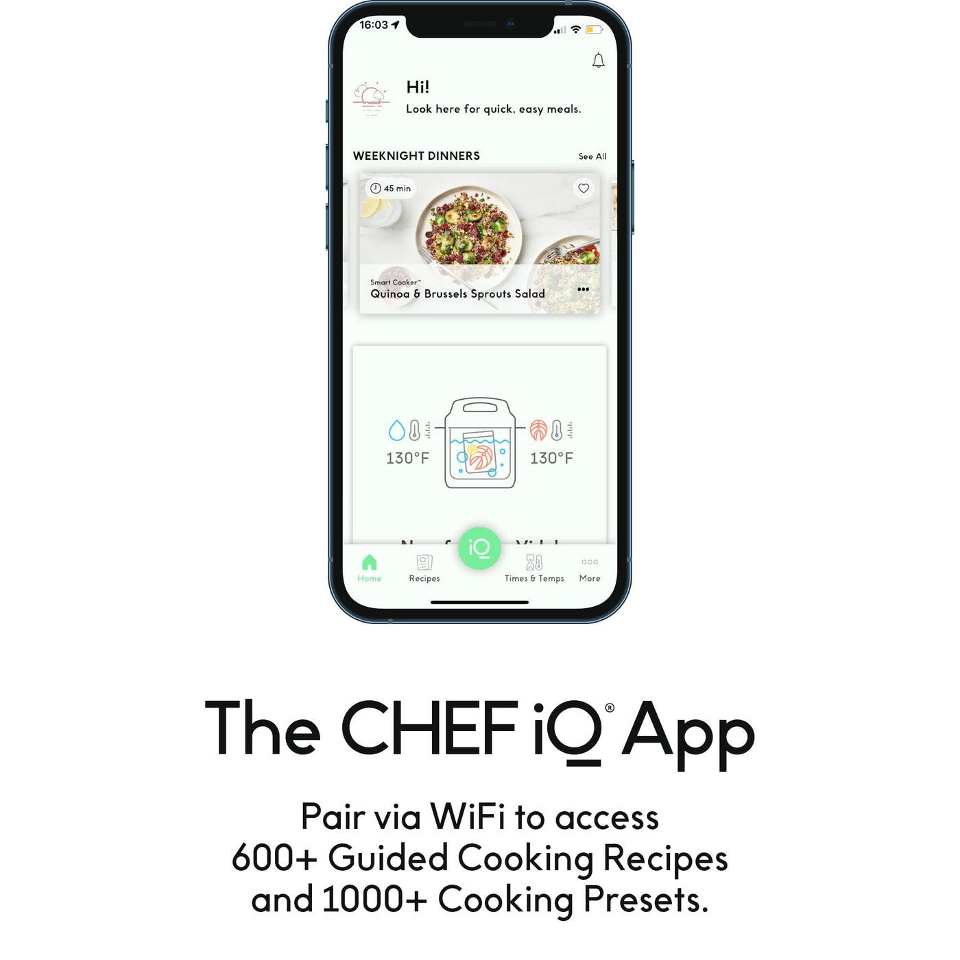 CHEF iQ Smart Pressure Cooker with WiFi and Built-in Scale - Easy-to-Use 10-in-1 Multicooker with 500+ Guided Recipes - Rice Cooker, Slow Cooker, Instant Meals for Foodies - 6 Quart - Family Size