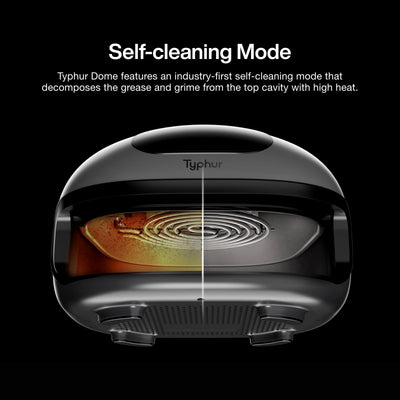 Typhur Dome 2 Air Fryer, Extra Large Airfryer with Superior Airflow, Self-cleaning Smart Digital Fryer with PFAS free Basket for Quick Easy Meals, Fits a 12" Pizza or 4-Slice Toast