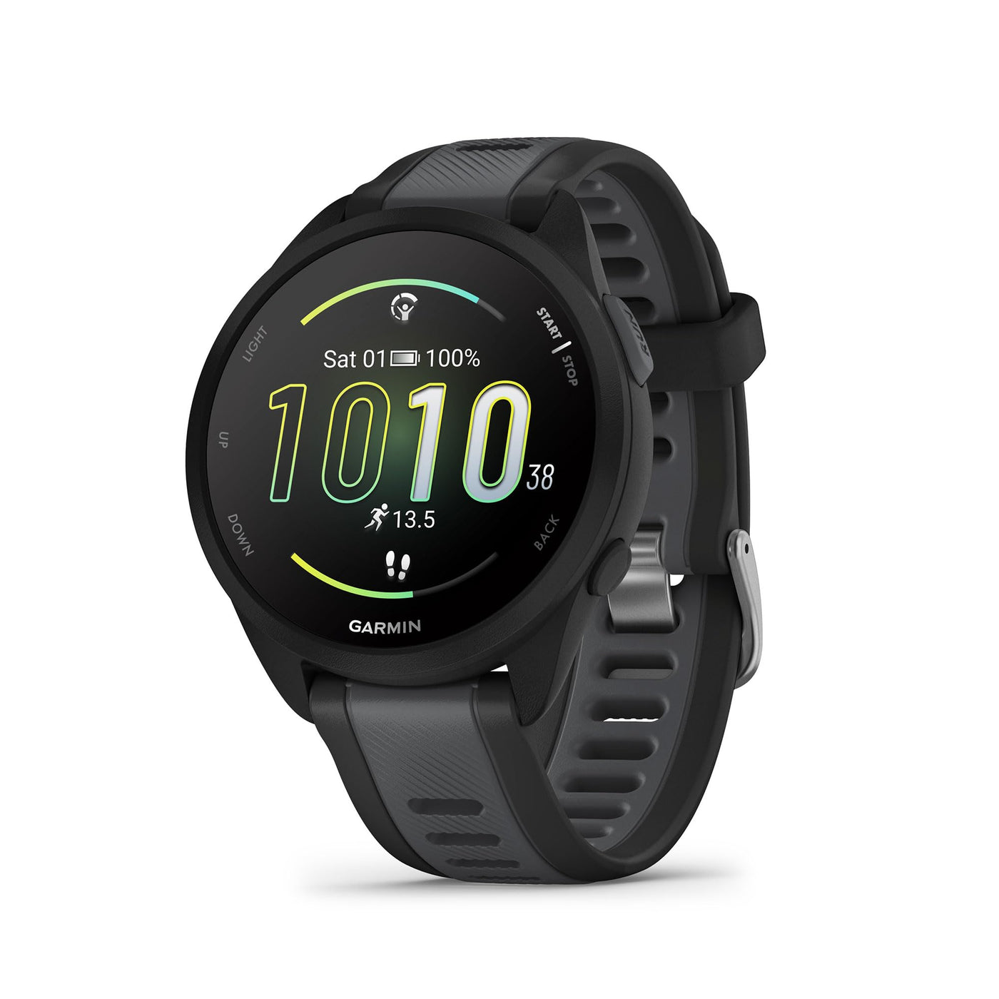 Garmin Forerunner 165 Music, Running Smartwatch, Colorful AMOLED Display, Training Metrics and Recovery Insights, Music on Your Wrist, Black
