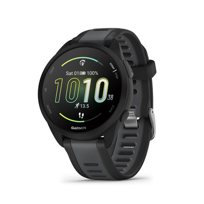 Garmin Forerunner 165 Music, Running Smartwatch, Colorful AMOLED Display, Training Metrics and Recovery Insights, Music on Your Wrist, Black