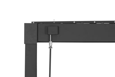 MIRADOR Pergola 80 Solid 3x3 m Stahl Anthrazit verstellbares Lamellendach Garten Terasse Pergola Winterfest Stabil Pavillion