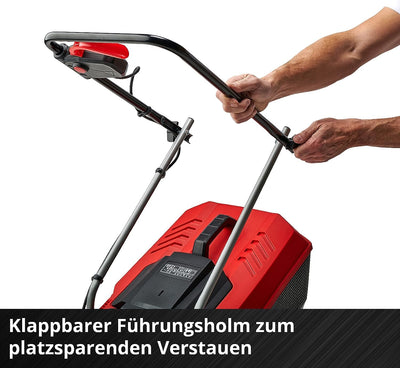 Einhell City Akku-Rasenmäher GE-CM 18/30 Li-Solo Power X-Change (18 V, 30 cm Schnittbreite, bis 150 m², Brushless, 25L Grasfangkorb, 30-70 mm Schnitthöhe, ohne Akku)