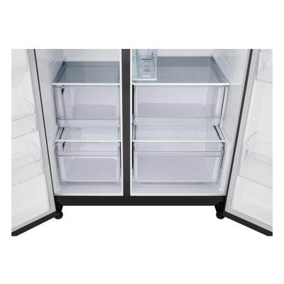 LG GSLC41EPPE Side-by-Side | Smart inverter Compressor |Eis- und Wasserspender| Wassertank | Freistehend | Total No Frost