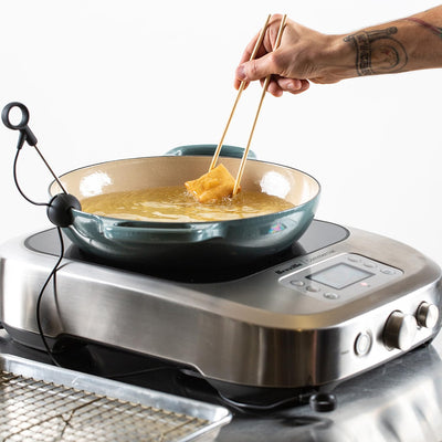 Breville Commercial CMC850BSS Control Freak Precise Temperature Controlled Induction Cooktop, Brushed Stainless Steel
