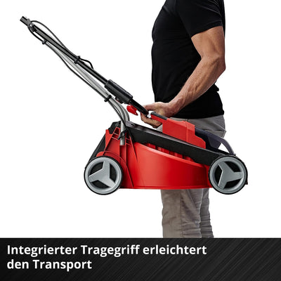 Einhell City Akku-Rasenmäher GE-CM 18/30 Li-Solo Power X-Change (18 V, 30 cm Schnittbreite, bis 150 m², Brushless, 25L Grasfangkorb, 30-70 mm Schnitthöhe, ohne Akku)