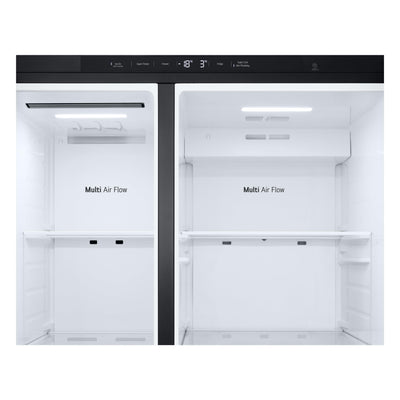 LG GSLC41EPPE Side-by-Side | Smart inverter Compressor |Eis- und Wasserspender| Wassertank | Freistehend | Total No Frost