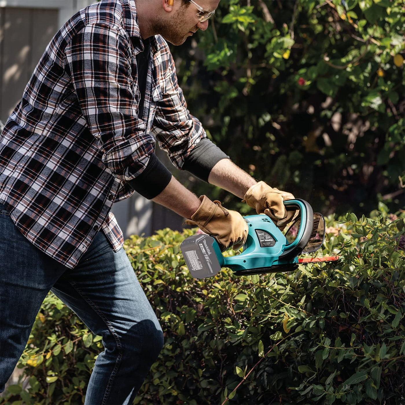 Makita DUH523Z Akku-Heckenschere 52 cm 18 V (ohne Akku, ohne Ladegerät), Blau/Silber